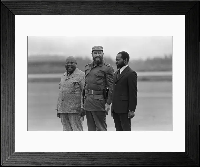 Framed Print : Fidel Castro with Leaders of Mozambique and Lesotho Framed Print : Fidel Castro with Leaders of Mozambique and Lesotho