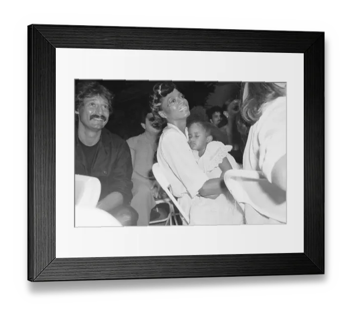Framed Print : Diana Ross Holding Child Framed Print : Diana Ross Holding Child