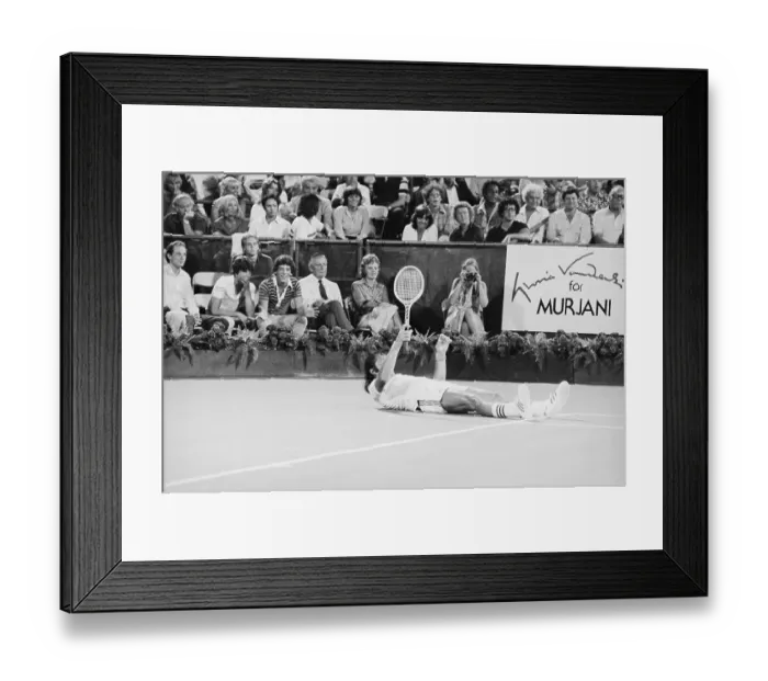 Framed Print : Ilie Nastase Throwing Tantrum Framed Print : Ilie Nastase Throwing Tantrum