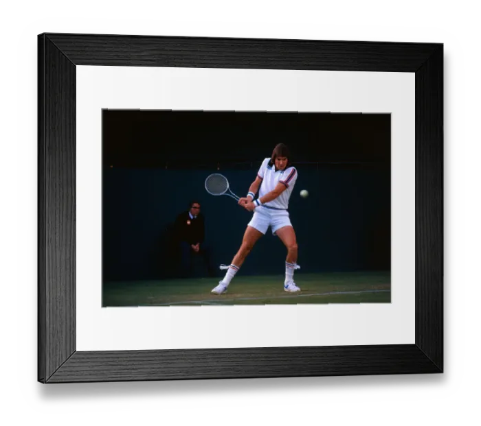Framed Print : Jimmy Connors Winning Tennis Match Framed Print : Jimmy Connors Winning Tennis Match