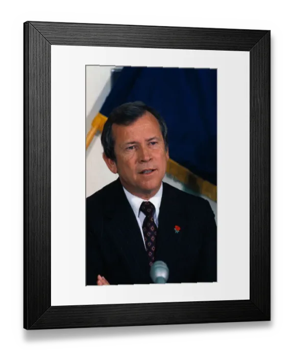 Framed Print : Portrait of Howard Baker