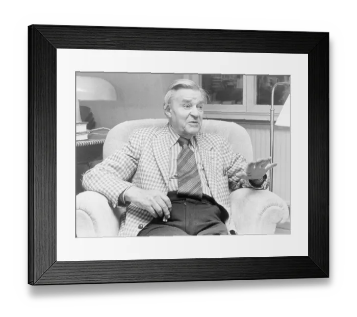 Framed Print : Nobel Prize Winning Economist Gunnar Myrdal Framed Print : Nobel Prize Winning Economist Gunnar Myrdal