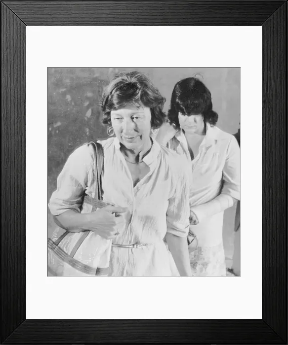 Framed Print : Deputy Marshal Escorting Helena Stoeckley Framed Print : Deputy Marshal Escorting Helena Stoeckley