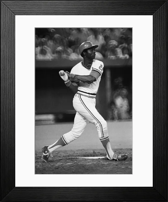 Framed Print : Lou Brock Swinging Baseball Bat Framed Print : Lou Brock Swinging Baseball Bat