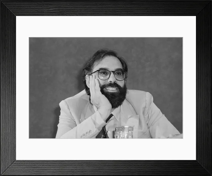 Framed Print : Francis Ford Coppola With Hand On Cheek Framed Print : Francis Ford Coppola With Hand On Cheek