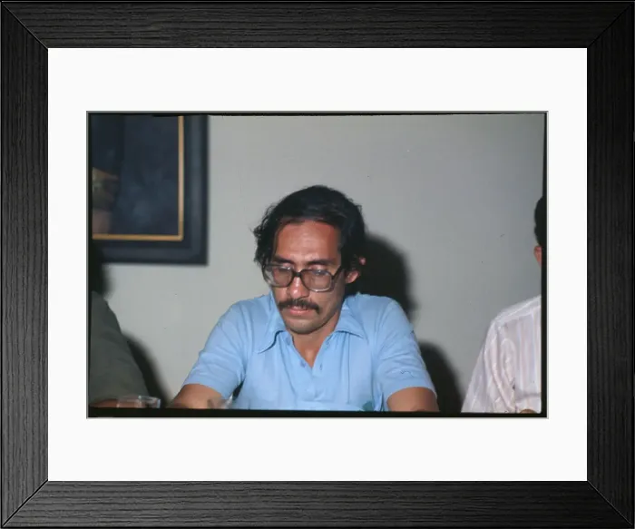 Framed Print : Portrait of Moises Hassan Framed Print : Portrait of Moises Hassan