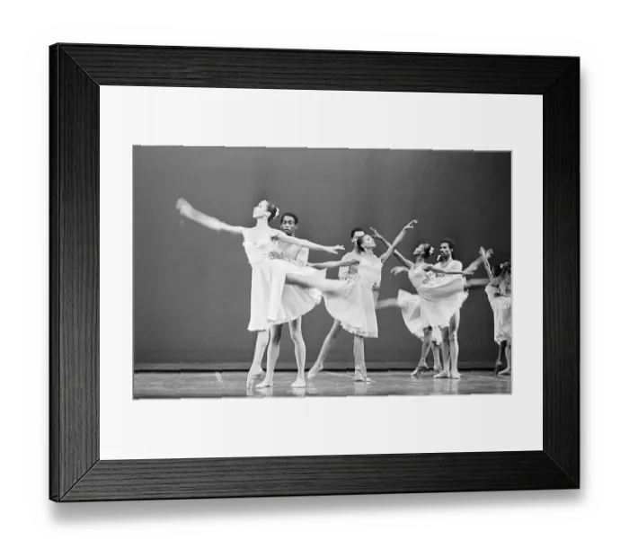 Framed Print : Dance Theatre of Harlem Performing Allegro Brillante Framed Print : Dance Theatre of Harlem Performing Allegro Brillante