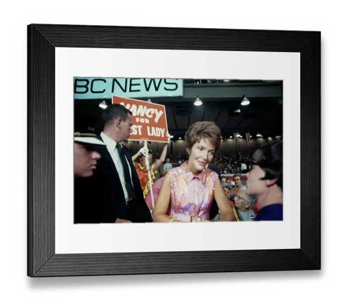 Framed Print : Nancy Reagan Framed Print : Nancy Reagan