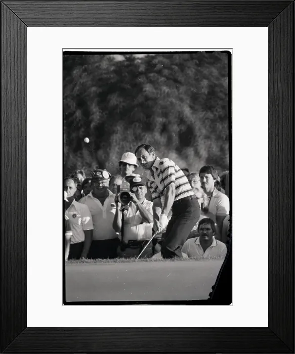 Framed Print : David Graham Golfing, Chipping From Rough Framed Print : David Graham Golfing, Chipping From Rough