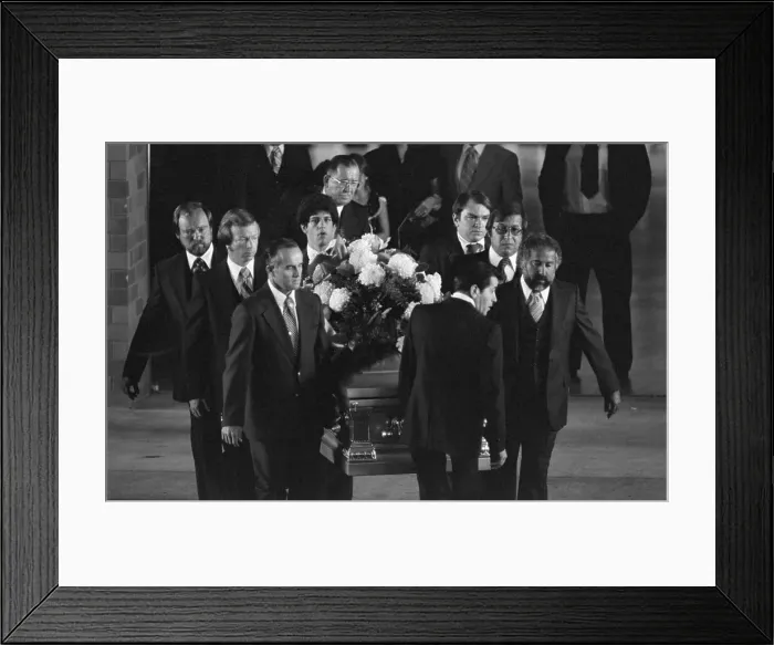 Framed Print : Thurman Munson's Memorial Service Framed Print : Thurman Munson's Memorial Service