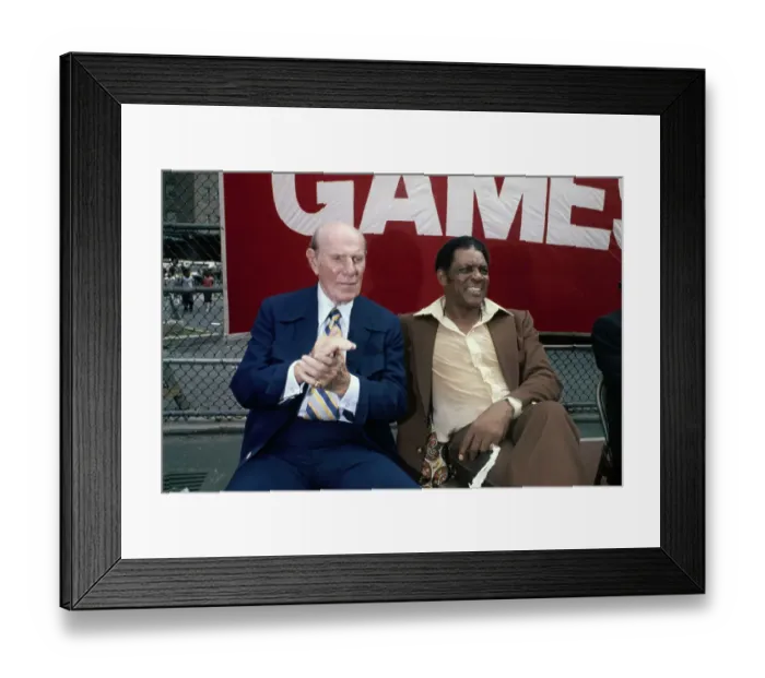 Framed Print : Leo Durocher And Willie Mays Framed Print : Leo Durocher And Willie Mays