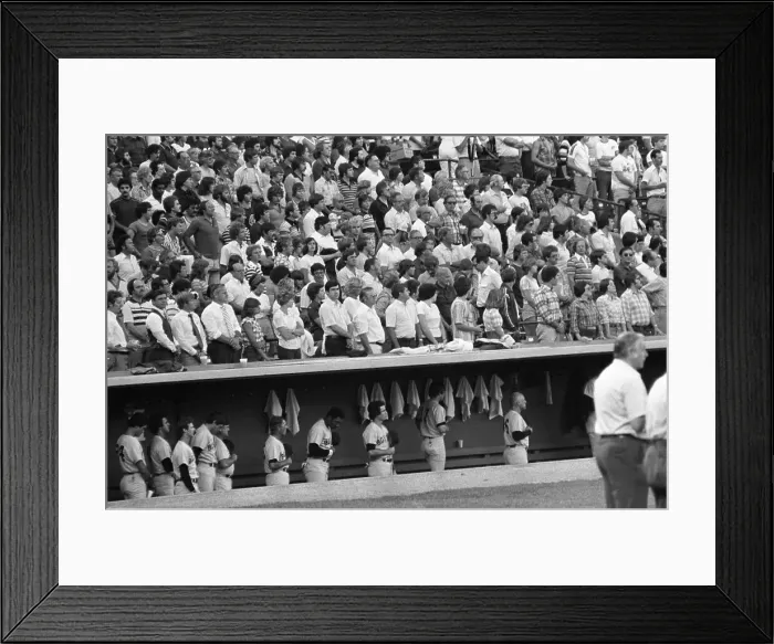 Framed Print : Moment of Silence for Thurman Munson Framed Print : Moment of Silence for Thurman Munson