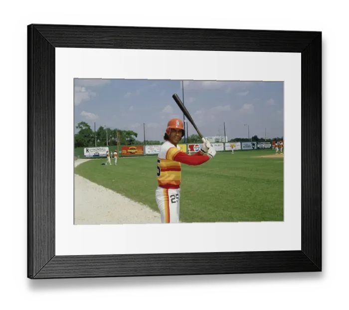 Framed Print : Jose Cruz. Puerto Rican baseball outfielder Jose Cruz of the Houston Astros