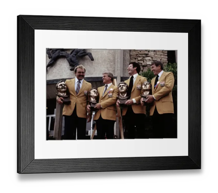 Framed Print : Football Hall of Fame Inductees Framed Print : Football Hall of Fame Inductees