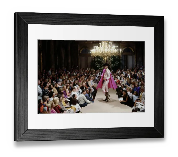 Framed Print : Model In Matador-Style Outfit