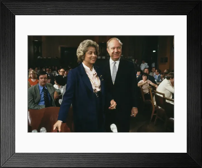 Framed Print : Russell Long And Patricia Roberts Harris Framed Print : Russell Long And Patricia Roberts Harris