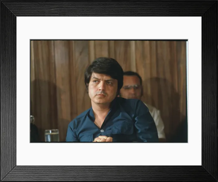 Framed Print : Sergio Ramirez at Press Conference Framed Print : Sergio Ramirez at Press Conference