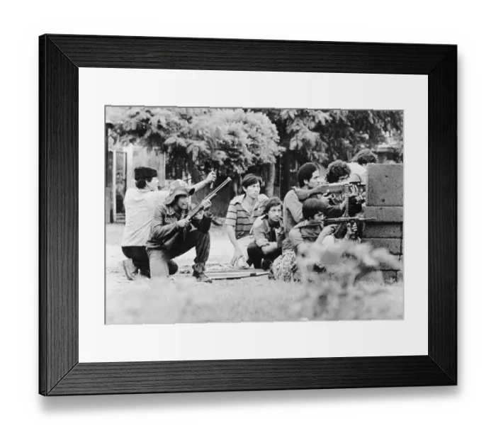 Framed Print : Sandinista Guerrillas In Nicaragua Framed Print : Sandinista Guerrillas In Nicaragua