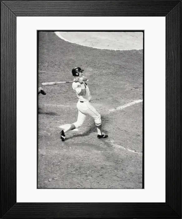 Framed Print : Carl Yastrzemski Swinging for Homerun Framed Print : Carl Yastrzemski Swinging for Homerun