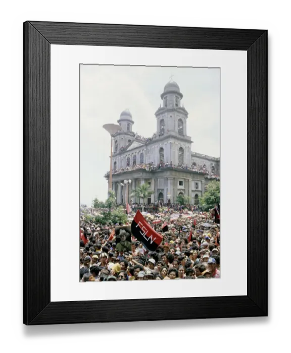 Framed Print : Sandinista Rally Framed Print : Sandinista Rally