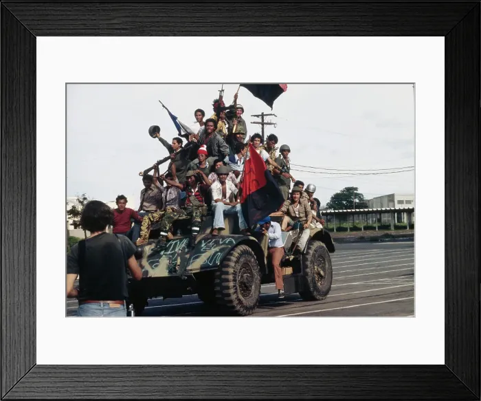 Framed Print : Victorious Sandinista Framed Print : Victorious Sandinista