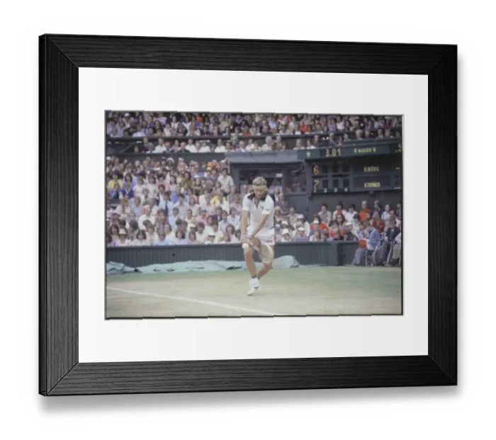 Framed Print : Bjorn Borg Playing Tennis Framed Print : Bjorn Borg Playing Tennis