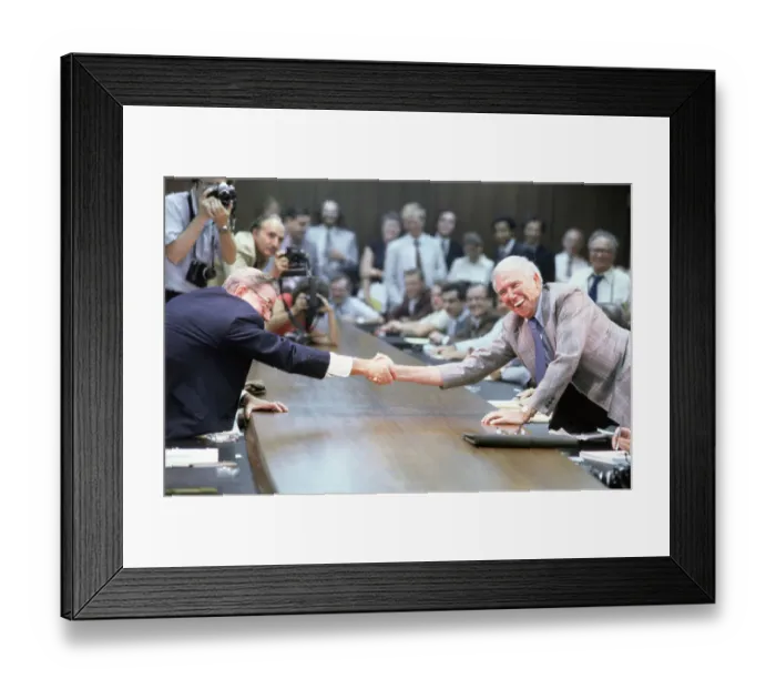 Framed Print : Douglas Fraser and George B. Morris Resolving Issues Framed Print : Douglas Fraser and George B. Morris Resolving Issues