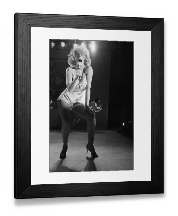 Framed Print : Ann-Margret Performing at Disco
