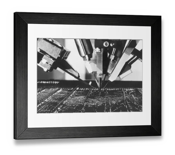 Framed Print : Computer Chip Manufacturing Framed Print : Computer Chip Manufacturing