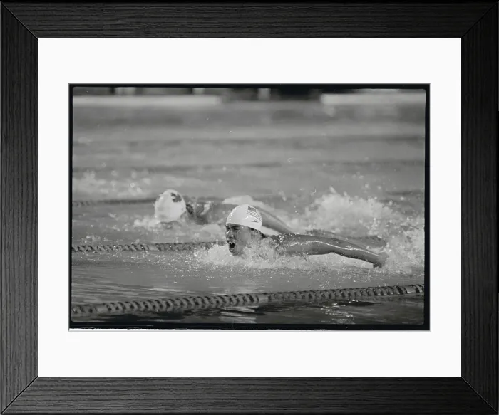 Framed Print : Craig Beardsley Swimming in Pool Framed Print : Craig Beardsley Swimming in Pool