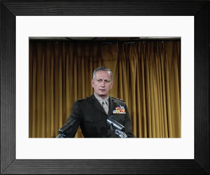Framed Print : General Robert Barrow Framed Print : General Robert Barrow