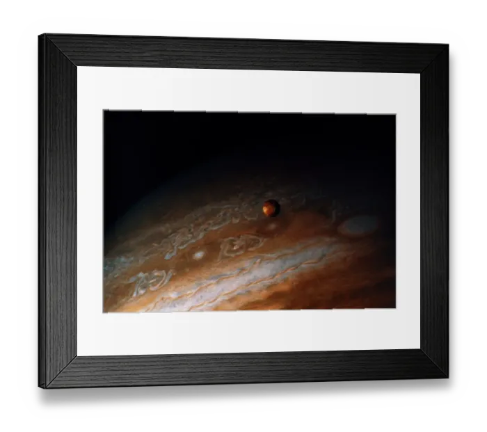 Framed Print : Jupiter Seen from Voyager 2 Framed Print : Jupiter Seen from Voyager 2