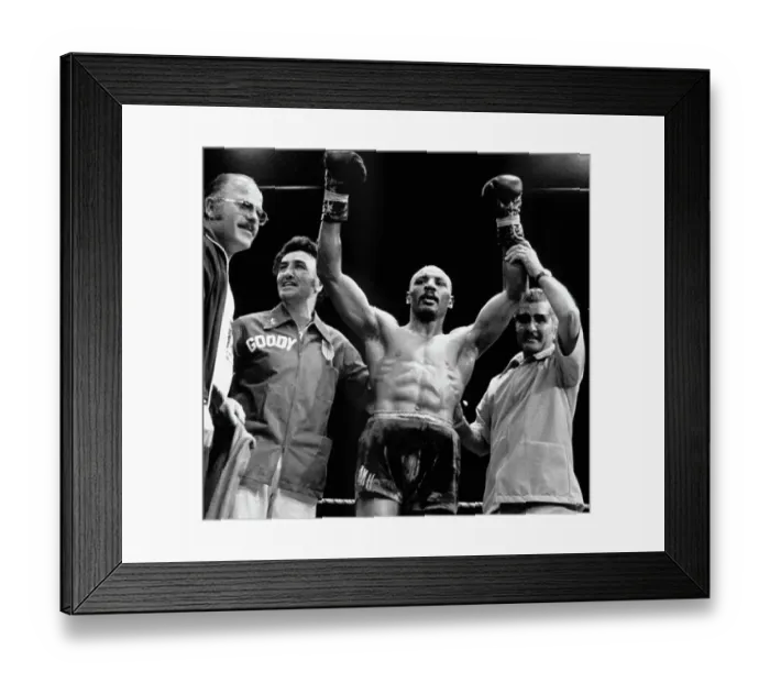 Framed Print : Winner Marvin Hagler Framed Print : Winner Marvin Hagler