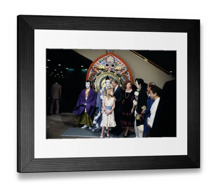 Framed Print : President Carter With Wife Rosalynn And Daughter Amy Framed Print : President Carter With Wife Rosalynn And Daughter Amy