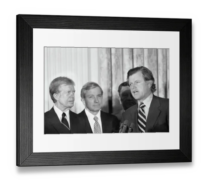 Framed Print : Senator Ted Kennedy Framed Print : Senator Ted Kennedy