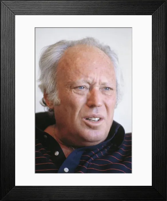 Framed Print : Portrait of Leon Uris Framed Print : Portrait of Leon Uris