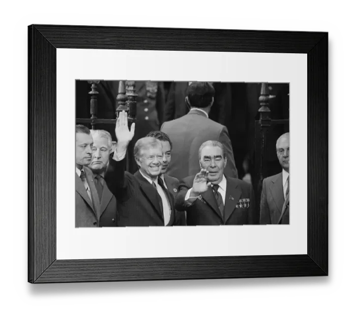 Framed Print : Jimmy Carter And Leonid Brezhnev Framed Print : Jimmy Carter And Leonid Brezhnev