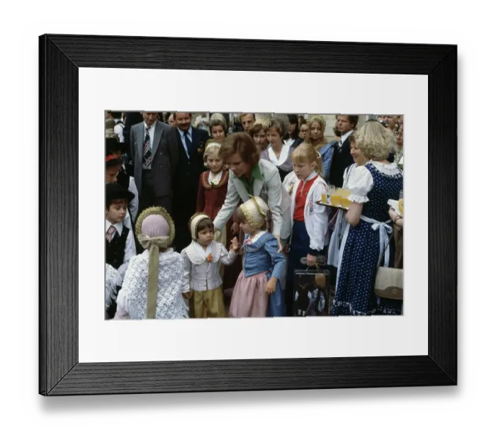 Framed Print : Rosalynn And Amy Carter In Austria Framed Print : Rosalynn And Amy Carter In Austria