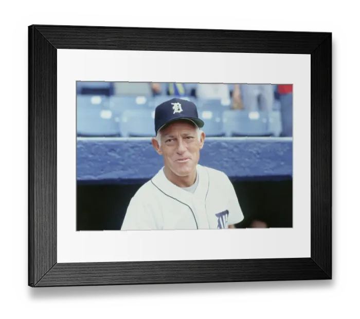 Framed Print : Portrait of Sparky Anderson
