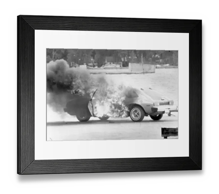 Framed Print : Ford Pinto