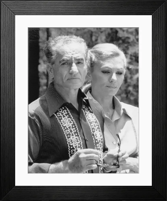 Framed Print : Shah and Empress of Shah in Interview Framed Print : Shah and Empress of Shah in Interview
