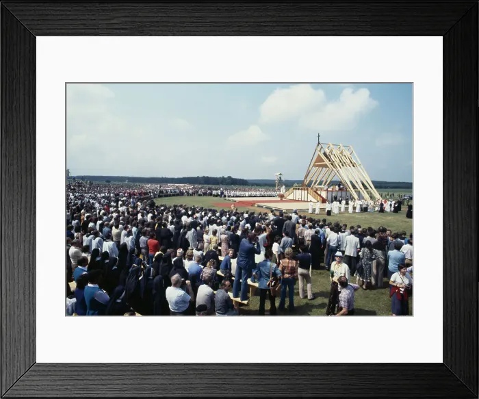 Framed Print : Pope John Paul II In Nowy Targ Framed Print : Pope John Paul II In Nowy Targ