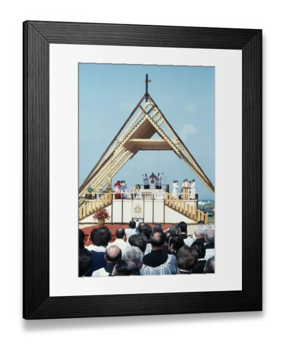 Framed Print : Pope John Paul II In Nowy Targ