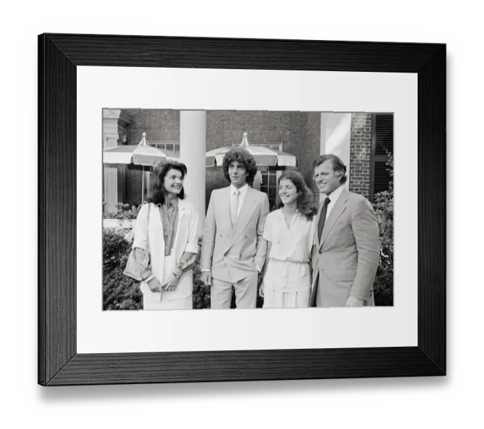 Framed Print : John F. Kennedy Jr.Standing with Family Framed Print : John F. Kennedy Jr.Standing with Family