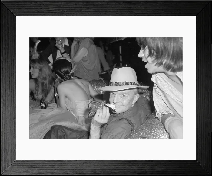 Framed Print : Truman Capote at Party at Studio 54 Framed Print : Truman Capote at Party at Studio 54