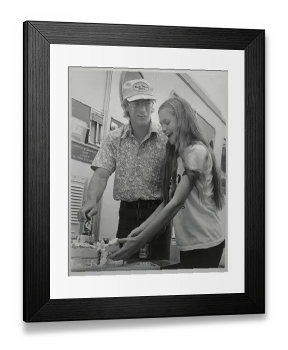 Framed Print : Steven Ford and Diane Lane Eating Cake Framed Print : Steven Ford and Diane Lane Eating Cake