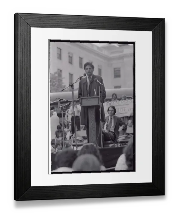 Framed Print : Ralph Nader Speaking at Podium Framed Print : Ralph Nader Speaking at Podium