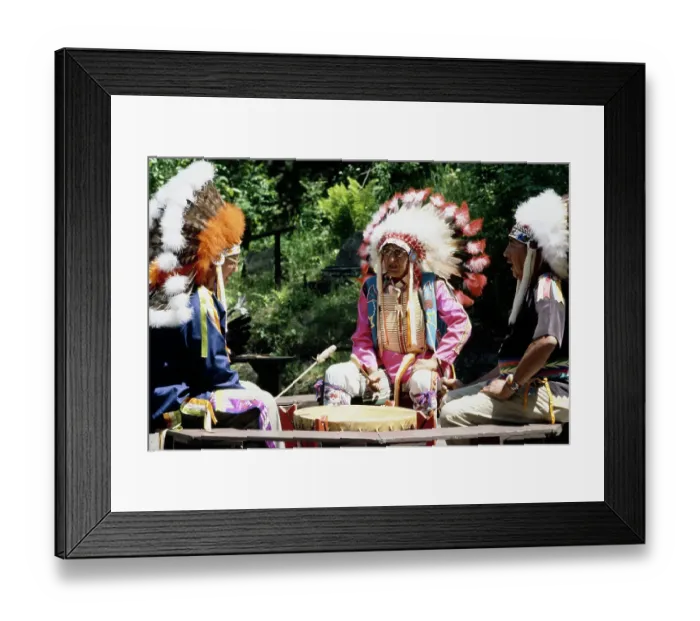 Framed Print : Ho-Chunk Ceremonial Dance