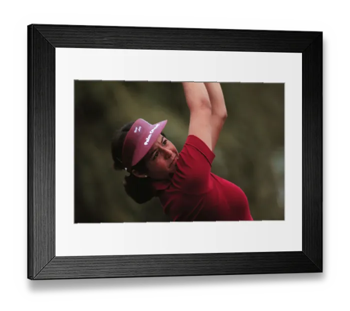 Framed Print : Nancy Lopez Swinging Golf Club Framed Print : Nancy Lopez Swinging Golf Club
