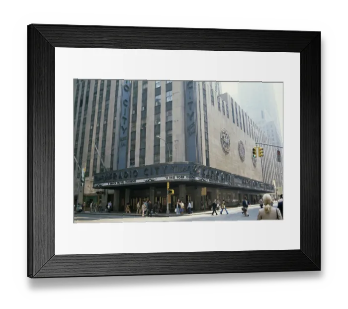 Framed Print : Radio City Music Hall Framed Print : Radio City Music Hall